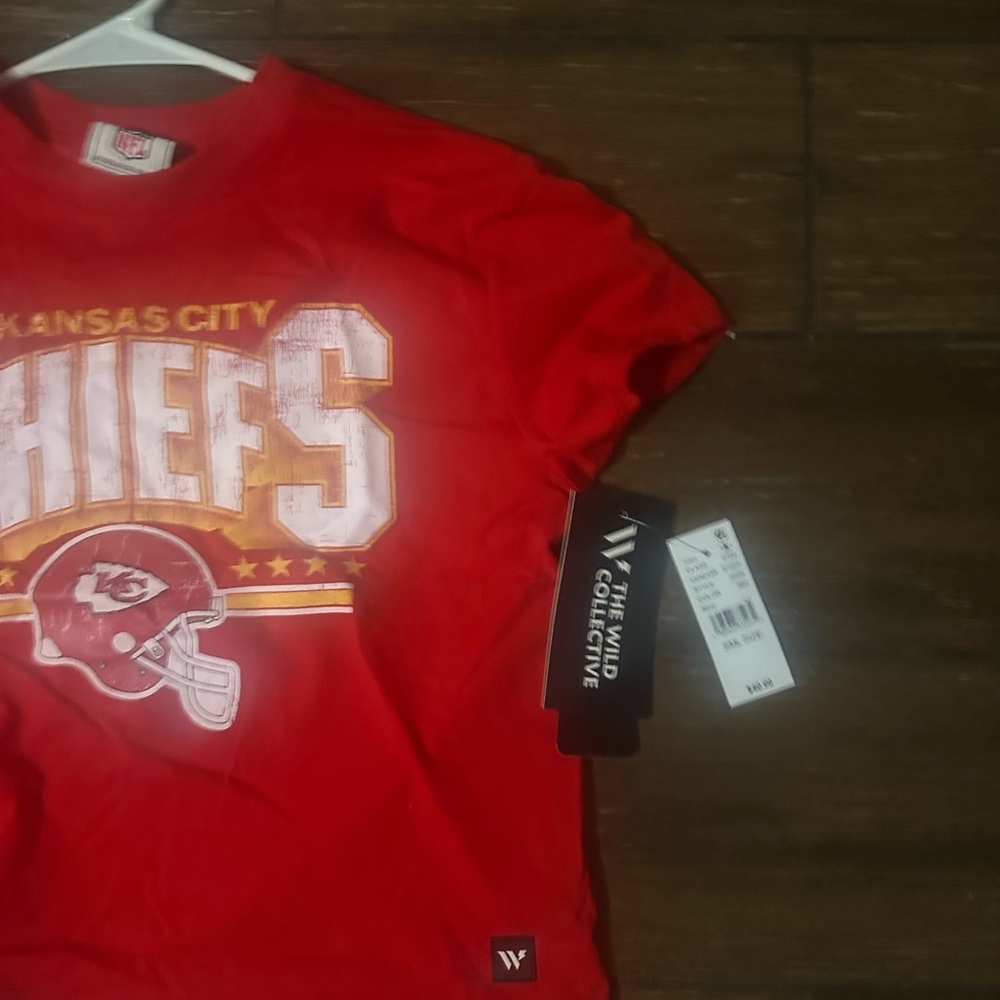 NFL Red Kansas City Chiefs Crop Top